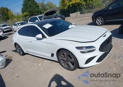 2025 Genesis G70 3.3T Awd Sport Advanced из США, поврежденный, VIN KMTG54SE3SU148348